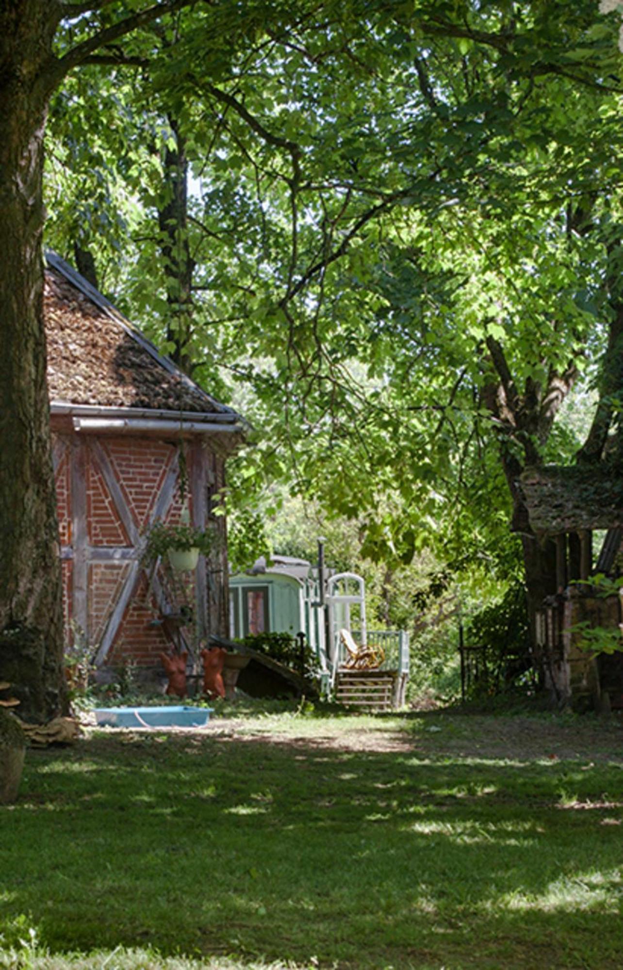 Hotel Zirkuswagen - Roulotte Kirch Mulsow Exterior foto